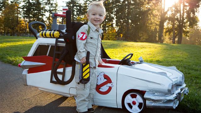 Who You Gonna Call? The Littlest Ghostbuster And His Adorable Ecto-1