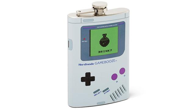 This Game Boy Flask Gives You The Courage Mario And Link Never Could