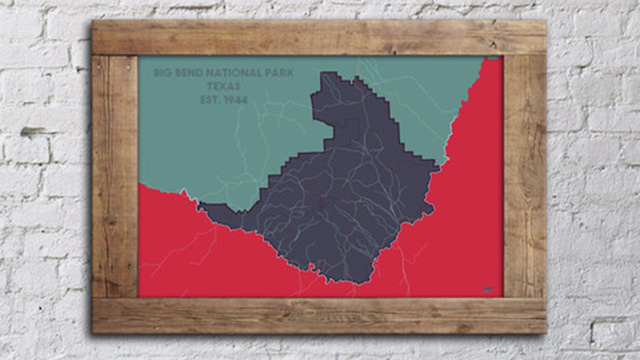 Gorgeous Maps Let You Decorate With The Grandeur Of National Parks