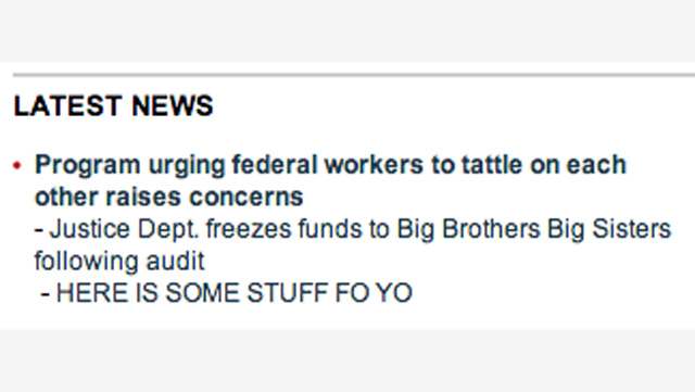 Fox News Just Had A Wonderful Homepage Malfunction