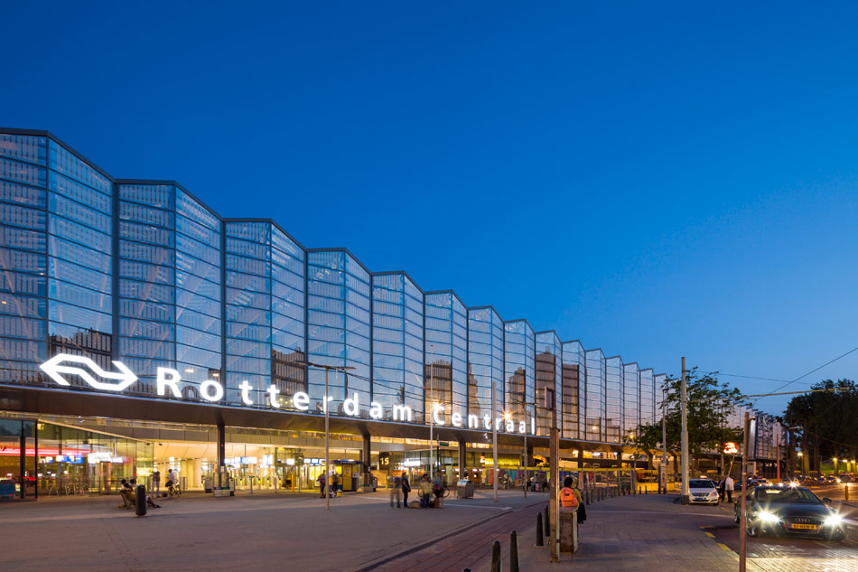 Inside Rotterdam’s Super-Efficient New Train Terminal