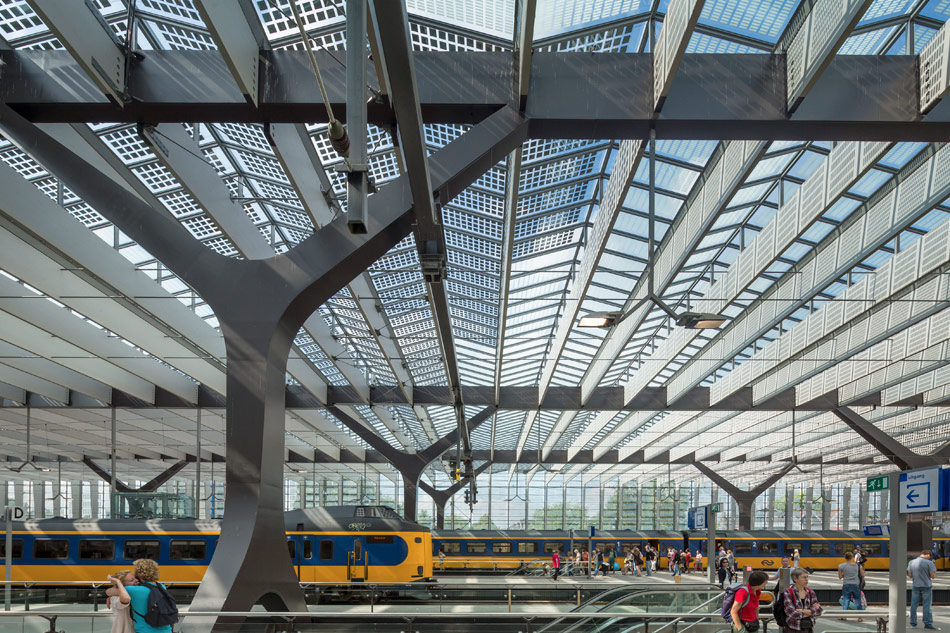 Inside Rotterdam’s Super-Efficient New Train Terminal