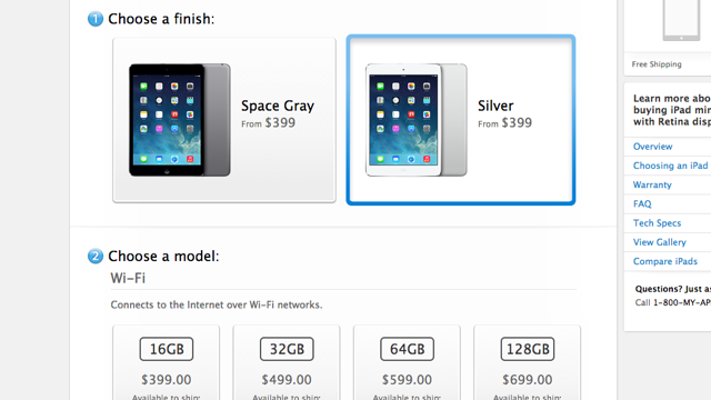 The iPad Mini With Retina Display Is Available In Australia Now