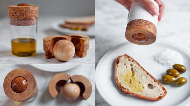 Stop Soggy Bread With This Clever Roll-On Olive Oil Dispenser