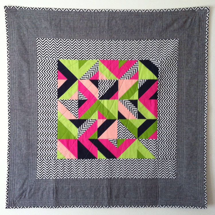Kinky Geometric Quilt Patterns Are Generated By Computer Code
