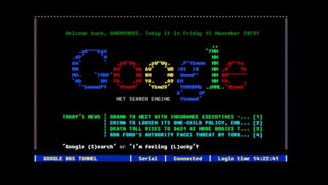 Travel Back To The Nonexistent Past With A Functional Google BBS