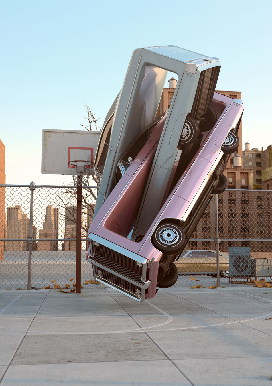 Auto Aerobics: Hyperrealistic Images Of Outrageously Weird Cars