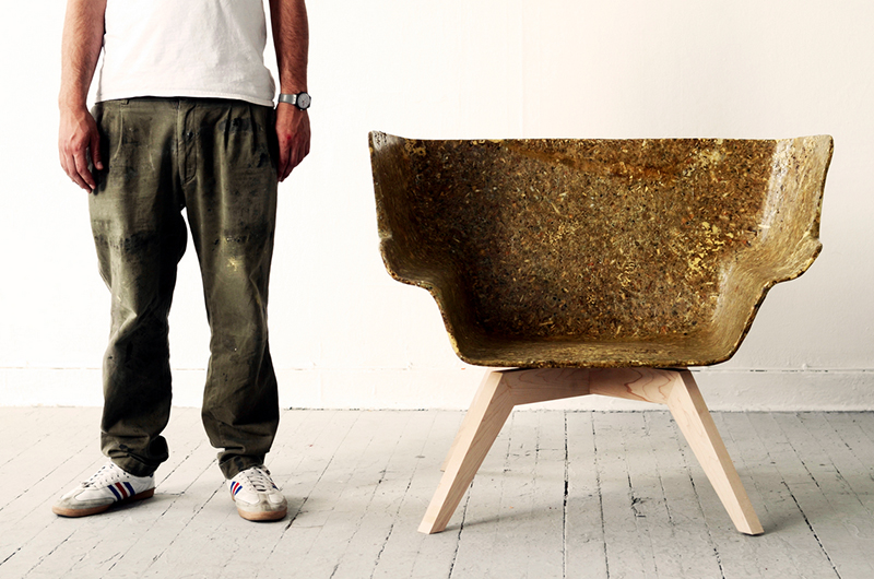 This Chair Was Made From Artichokes And Cooking Oil