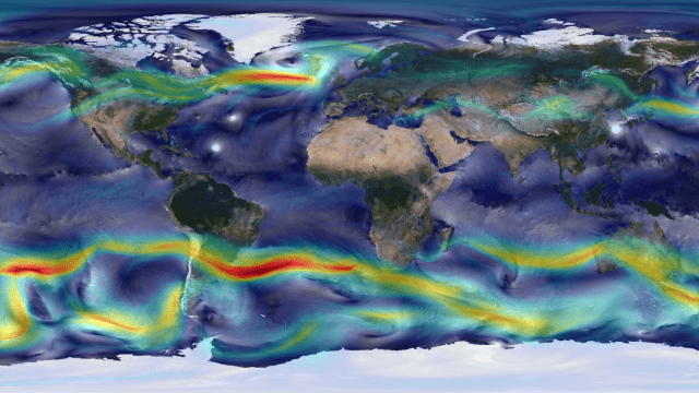 The Earth’s Winds Visualised In Glorious Detail