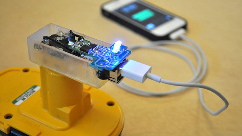 Charge Your Phone From Your Power Tools With This Handy Adaptor