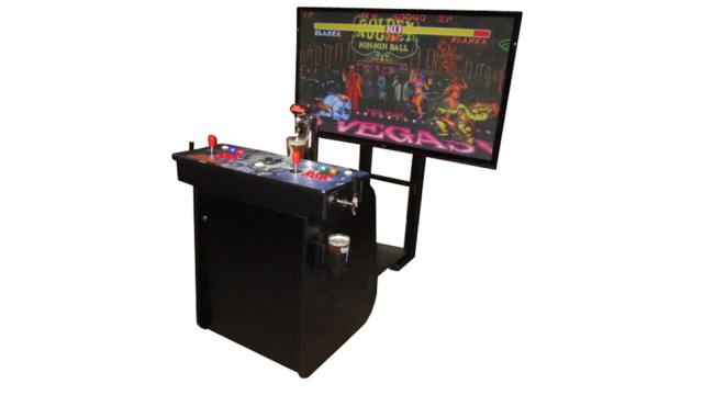 You Know You Want This 60-Inch HD Arcade Machine With A Built-In Kegerator