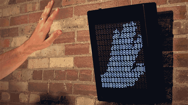 Real-Time ASCII Art That Hangs On Your Wall