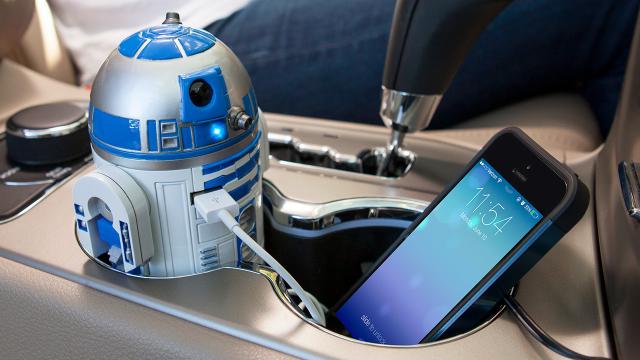 There’s No Better Use For Cup Holders Than This R2-D2 USB Charger