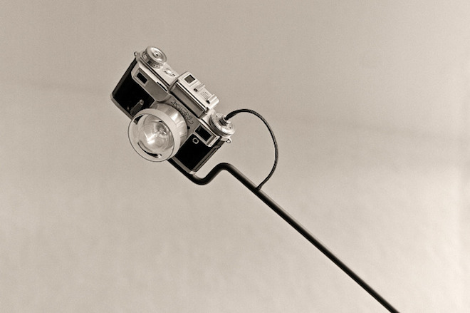 Check Out These Vintage Cameras Turned Into Handsome Lamps