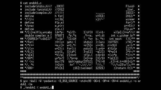 Even The Crappiest Of Computers Can Handle ASCII Fluid Simulations