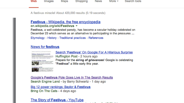 Google’s Kicking Off A Festivus For The Rest Of Us