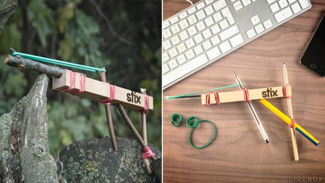 Turn Twigs And Office Supplies Into Weapons Of Mass Annoyance