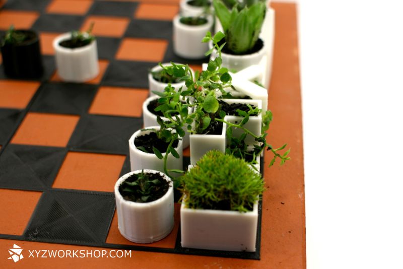 Play Chess And Plant Herbs On This Bauhaus-Inspired Game Board