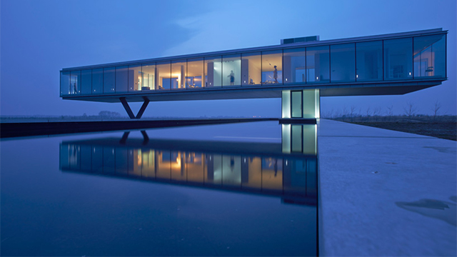 Dream Home: A Floating Glass House — Or Superhero Headquarters