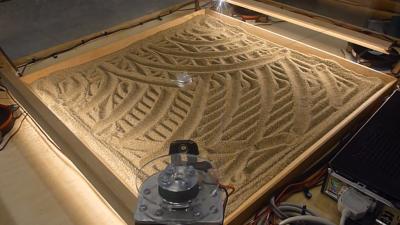 Four Stepper Motors Can Make Beautiful Sand Art