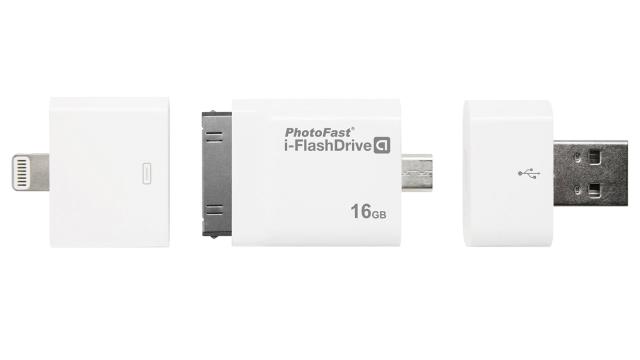 Four Different Connectors Let This Flash Drive Connect To Any Device