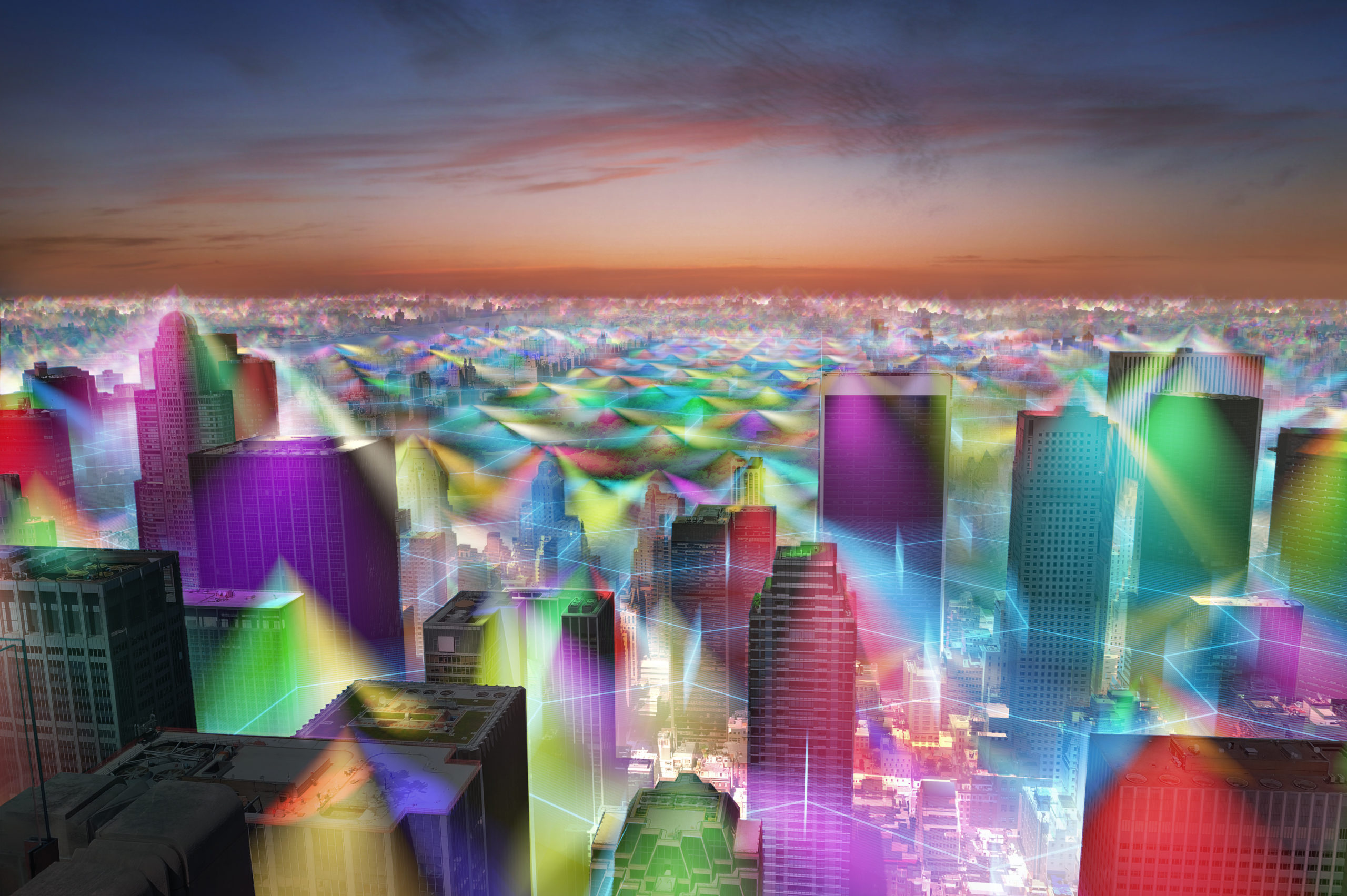 What The World Would Look Like If You Could See Mobile Phone Signals