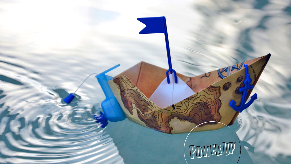 Power Your Origami Paper Boat With This Tiny Outboard Motor