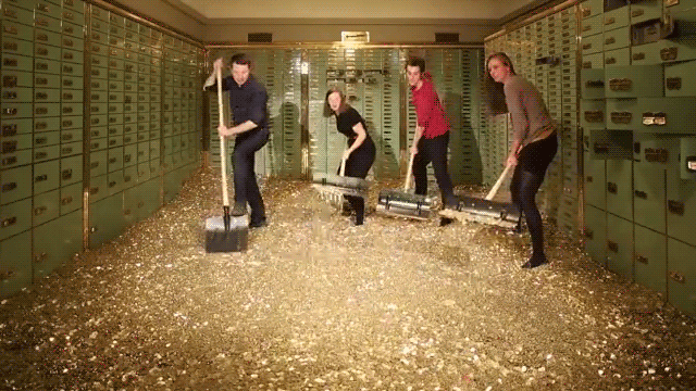 Holy Wow, You Can Actually Swim Like Scrooge McDuck In This Bank Vault