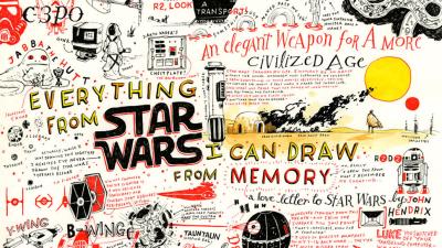 This Entire Awesome Star Wars Poster Was Illustrated From Memory