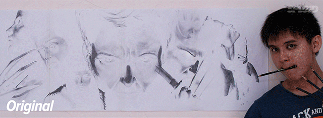 Watch These Ink Stains Turn Into A Hyperrealist Painting