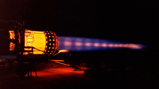 Stunning Image Of A Burning Hot Blackbird’s Jet Engine