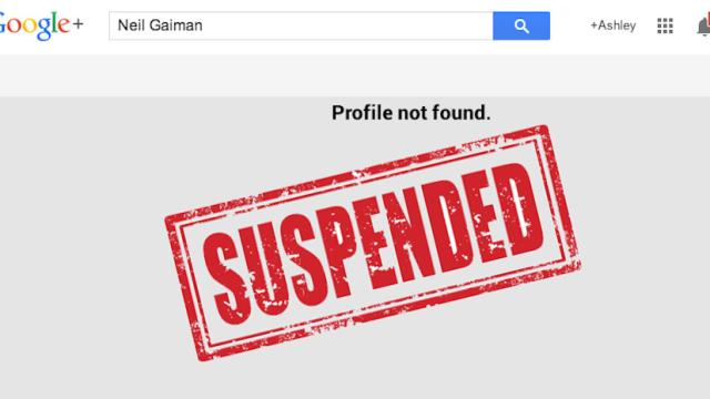 Google+ Thinks The Account It Personally Set Up For Neil Gaiman Is Fake