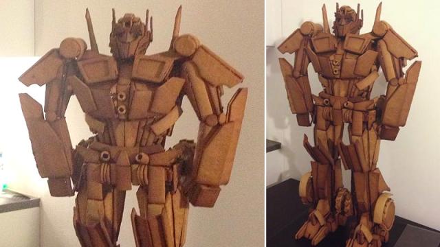 Incredible Optimus Prime Gingerbread Man Transforms Into Deliciousness