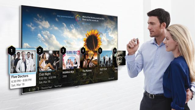 Samsung’s 2014 Smart TVs Will Be Controlled By Your Pointed Finger