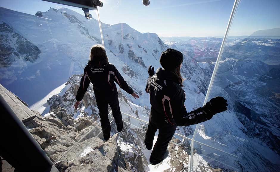 This Glass Room Lets Visitors Float Over Of One Of The Alps’ Highest Peaks