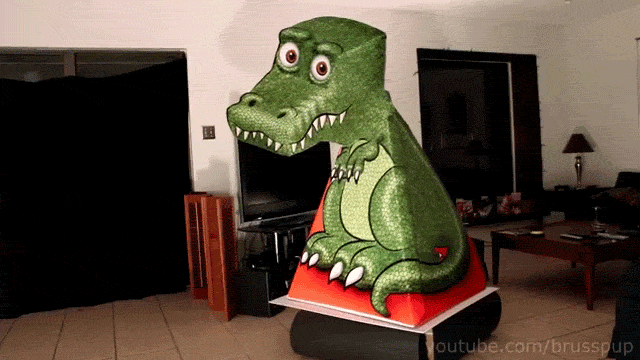 Amazing T-Rex Illusion Is Somehow Moving Its Head To Follow You