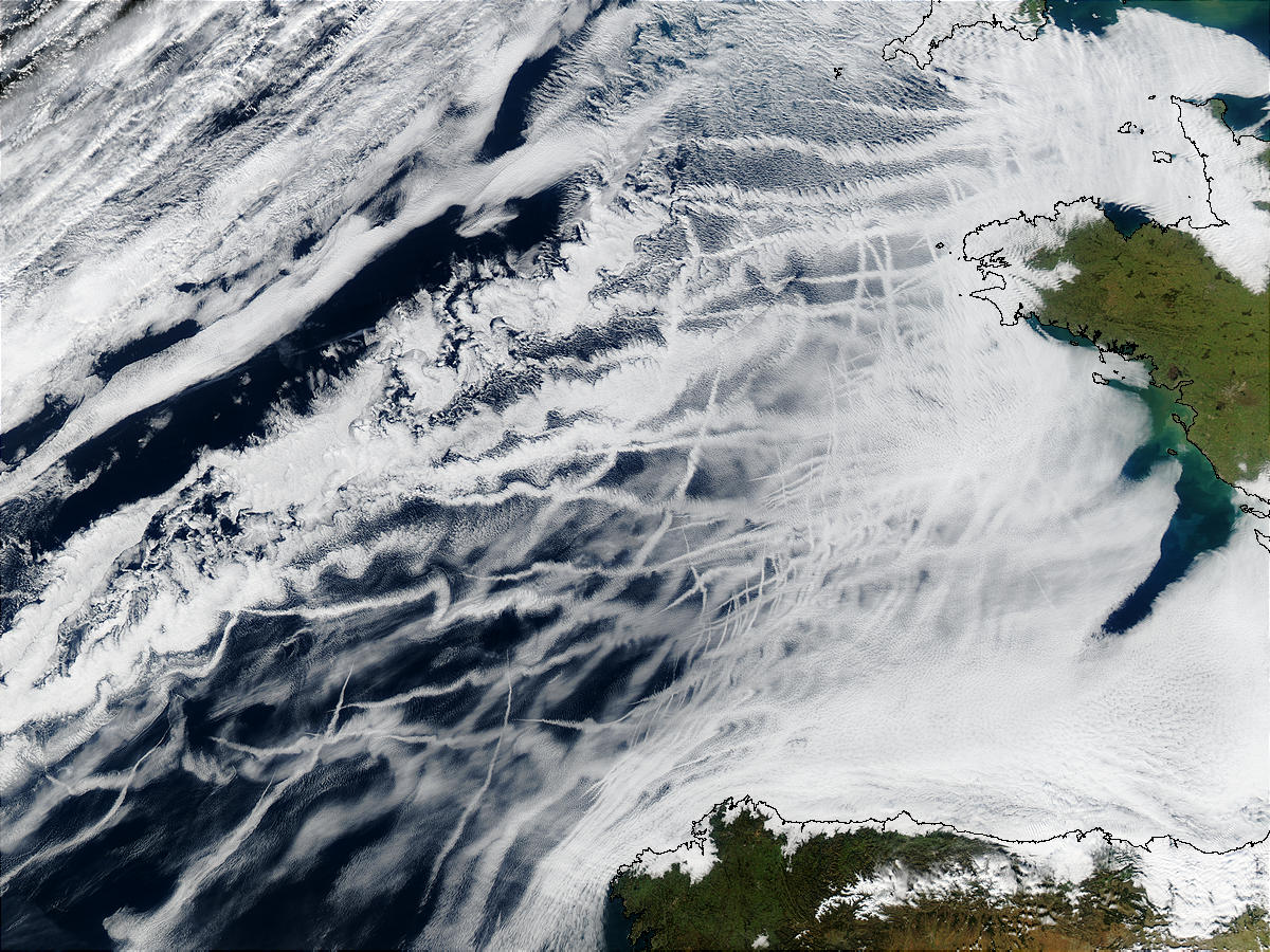 How Your Christmas Presents Were Shipped — As Seen In Clouds From Space