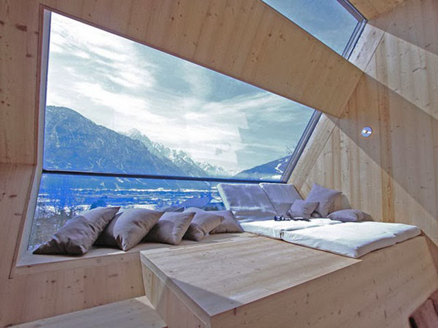 This Alpine House Looks Like It Was Beamed Down From Outer Space