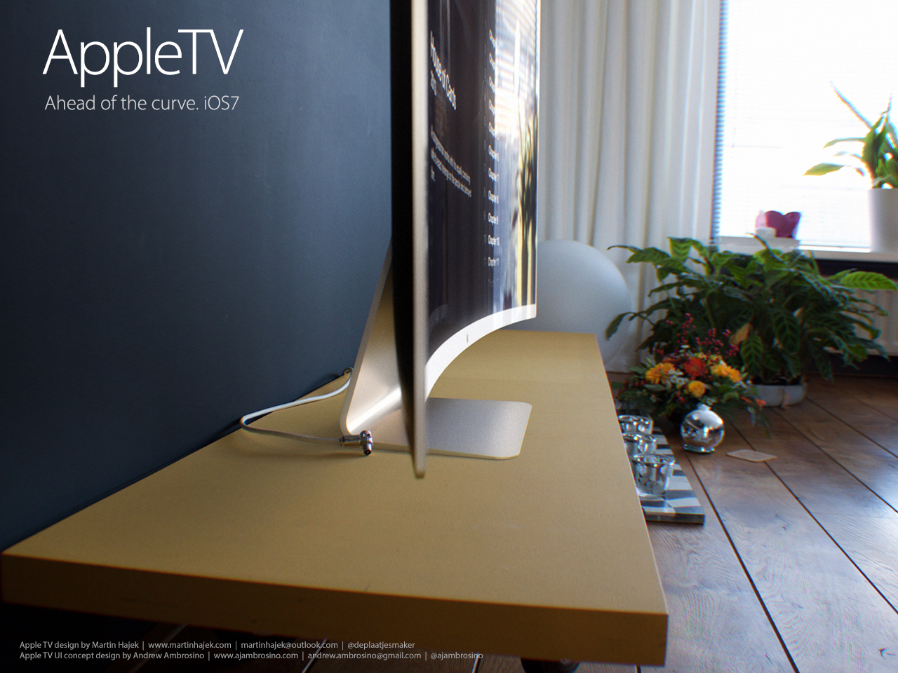 I Would Totally Buy This Awesome Apple Curved HDTV