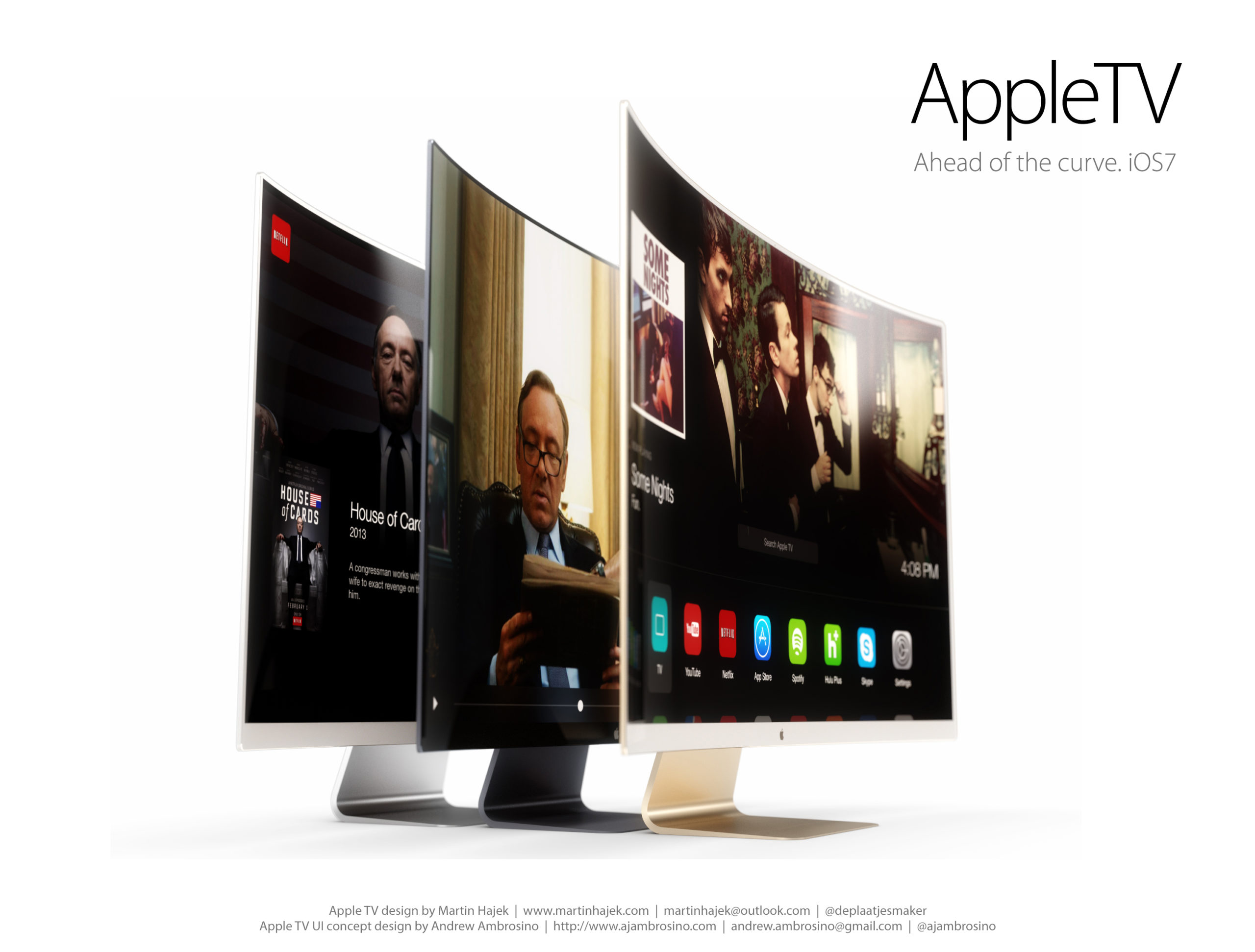I Would Totally Buy This Awesome Apple Curved HDTV