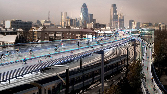 This Is London’s Floating Bike Road Dream
