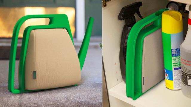 A Fold-Flat Watering Can Designed For Your Cramped Balcony Garden