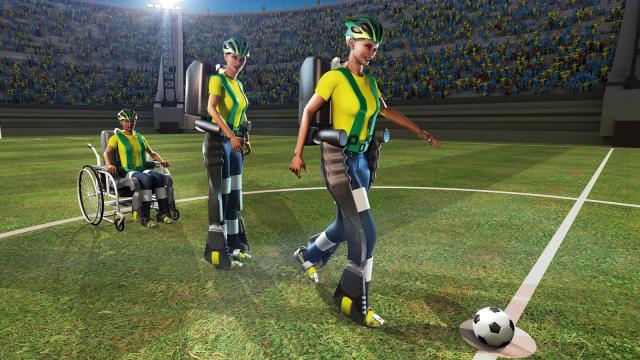 A Mind-Controlled Exoskeleton Will Kick Off The 2014 World Cup
