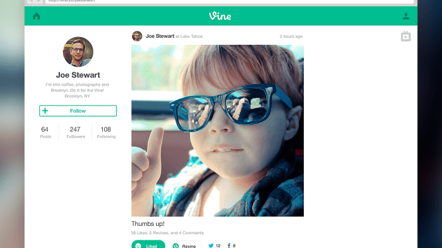 You Can Officially Browse Your Vine Feed On The Web