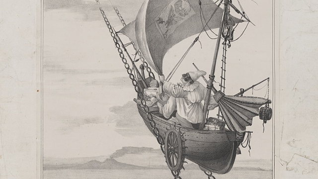 300 Years Of Imaginary Space Flight, From Geese To Anti-Gravity Ships