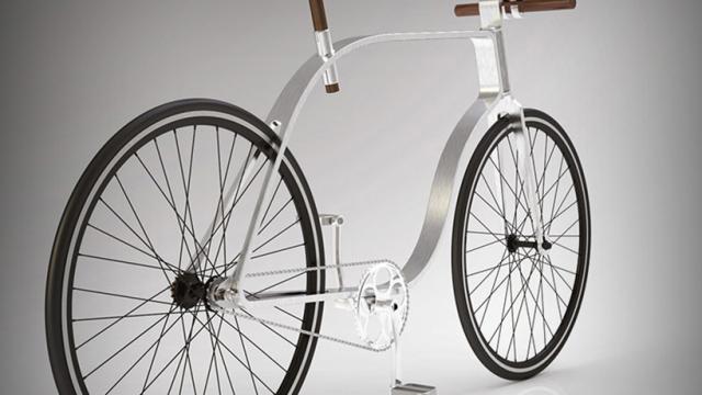 A Bicycle With A Flat Frame Is An Impractical Masterpiece