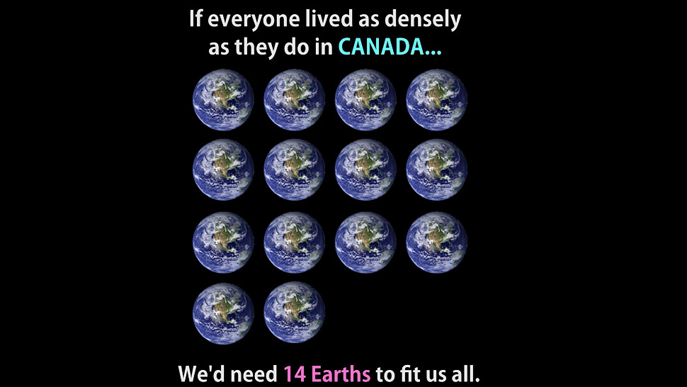How Many Earths Would We Need To Live As Far Apart As Alaskans Do?