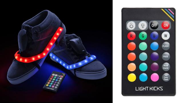 Remote-Controlled Sneaker Lights Blind Your Friends With Awesomeness