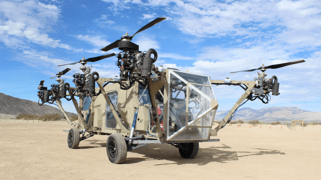 This Flying Drone Helicopter Truck Is A Real Life Transformer