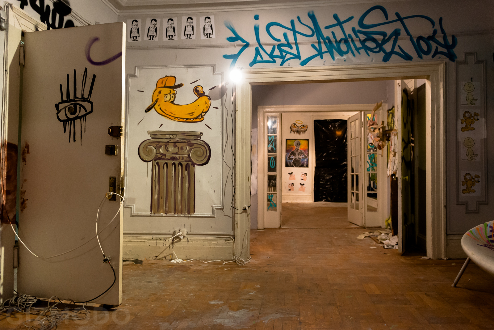 Tour A Secret Art Show Inside A Condemned NYC Apartment Building